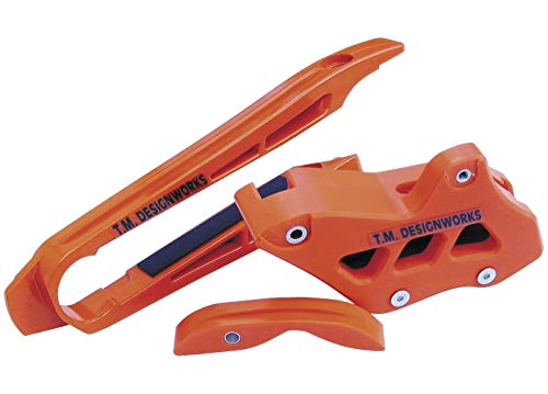 TM Designworks Dirt Cross Chain Slider Orange for Husaberg KTM