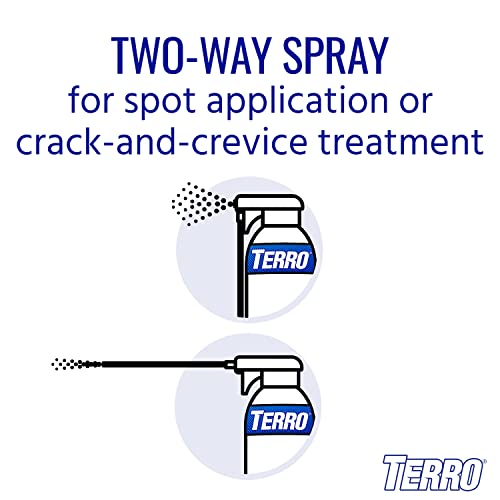 TERRO Scorpion Killer Spray - Kills Scorpions, Spiders, Ants, Roaches, and More - T2102-6 - Ready to Use Spray - 16 fl oz Aerosol - for Indoor and Outdoor Use