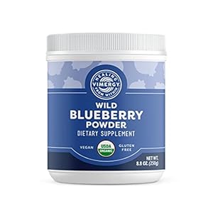 Vimergy USDA Organic Wild Blueberry Supplement Powder, 62 Servings – Natural Wild Blueberries – Fruit Powder for…