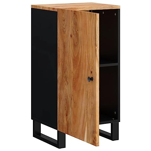 Aparador de madera de acacia para salón y recibidores estrechos modernos 6