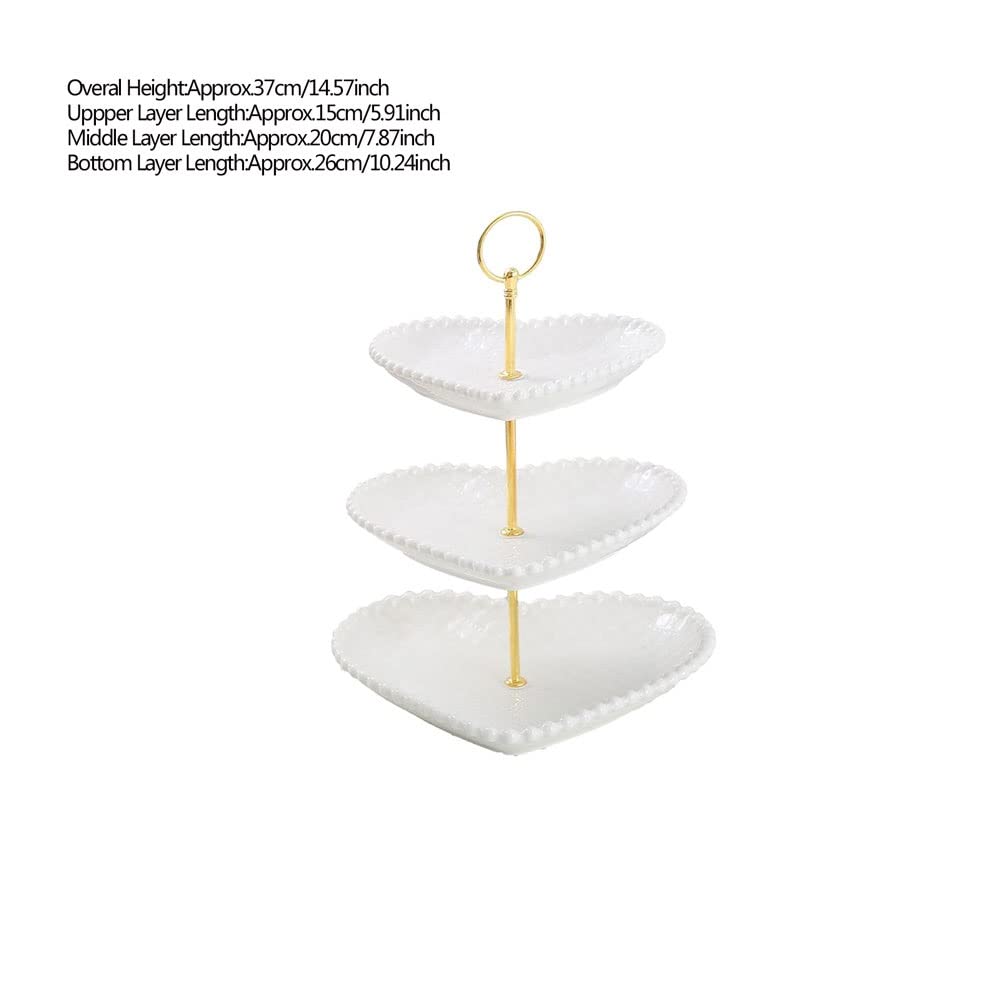 Tortenständer, Porzellan-Tortenständer, eleganter Dessert-Cupcake-Ständer – Gebäck, Servieren, Weihnachtsdekoration, Dessert-Kuchenhalter, Tablett, Kuchentablett
