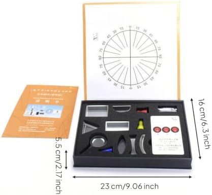 UnifearPro Optical Teaching Device Physics Experiment Kit Optics Exploration Set Light Propagation Reflection Refraction Teaching Aid with Transparent Degree - 5