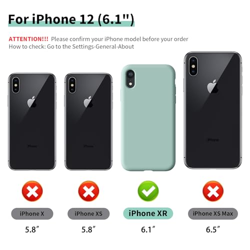 TAXXOE Silicone Case Compatible with iPhone XR Case Soft Ultra Slim Protective Shockproof Liquid Silicone Phone Case - Image 2