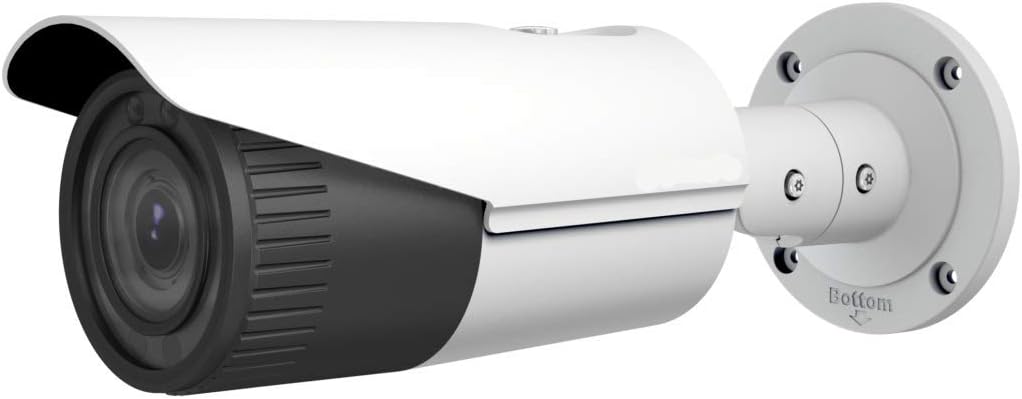 2MP PoE Security IP Camera - Compatible with Hikvision DS-2CD2622FWD-IZS Motorized Bullet Outdoor Weather Proof EXIR Night Vision, 2.8-12mm Varifocal Lens, English Version, Firmware Upgradable