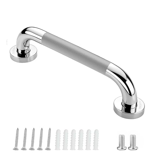 Maniglia per il bagno, antiscivolo, in acciaio inox 304, per il bagno, per la cucina, la camera da letto, il bagno, la doccia e le scale (30 cm – 1 PC)