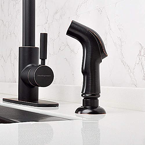 Kitchen Sprayer Replacement Oil Rubbed Bronze,Pull Out Kitchen Sink Sprayer Hose,Kitchen Sink Faucet Sprayer,With Spray Head,Spray Hose And Spray Holder, Spray Adapter For Kitchen Sink #TOP1