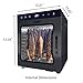 Kalahari Khabu Stainless Steel Biltong Box Food Dehydrator and Drying Cabinet – Large 10 Trays, 5 Hanging Rods, with 20-90°C Temperature Control – Perfect for Drying Biltong, Meat, Vegetable & Fruit