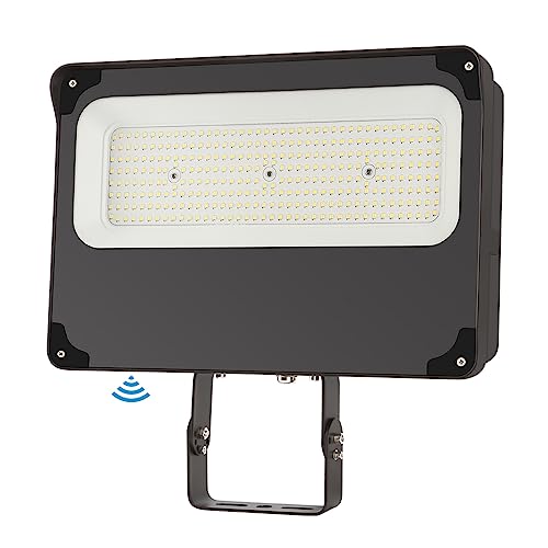 Xbuyee 200W LED Flood Lights with Dusk to Dawn Photocell,