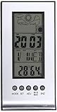 Pantalla LCD grande para una fácil lectura.El termómetro del higrómetro portátil del hogar mide la temperatura de tiempo real en interiores, lo ayude a conocer las condiciones del aire interior.