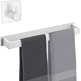✅ Hochwertiges Material: der Handtuchhalter für Bad und WC ist aus hochwertigem und rostfreiem Edelstahl gefertigt. Das Material ist überaus widerstandsfähig, kratzfest und überzeugt mit einer tollen Optik.