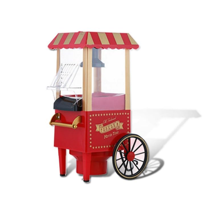 Stylish Design Small Popcorn Maker Machine For Home And movie every time Use, Automatic Oil-Free Popcorn Popper, Electric Hot Air Blower With On/Off Switch.((NO OIL REQUIRES)-picture-31
