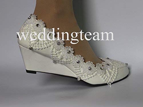 embellished heel wedding shoes