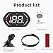 Universal GPS Speedometer HUD for Cars - 2025 New Head Up Display with MPH/KMH, Overspeed Alarm, Fatigue Alert, Large LED Font, Plug & Play USB, Auto Brightness - Fits All Vehicles (Yellow)