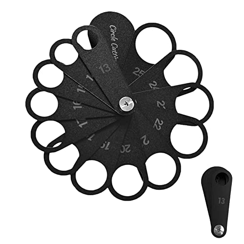NEWISHTOOL Vinyl Wrap Film Precise Hole Cutting Circle Template Measuring Tool Car Wrap Tool Sensor Circular Cutter Template 13mm-25mm Wrap Tools