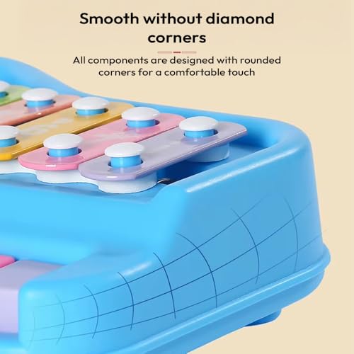 Image of StarAndDaisy 5 Key Xylophone Musical Toy for Kids Boys & Girls with Piano Keys & Sticks Baby Musical Toys for Toddlers & Infants | Educational Learning Toy | Music Instrument for Kids 1-5 Years