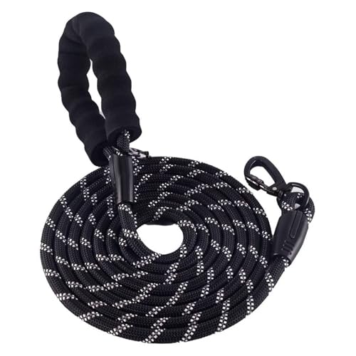 Longe pour Chien 5M 10M 20M Laisses avec Clip Carabiner et Poignée Rembourrée Longe Chien, Laisse Réfléchissante pour Chiens de Petites à Grandes Taille (3M)