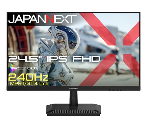 Amazon.co.jp: JAPANNEXT 24.5インチ IPSパネル搭載 240Hz/1ms(GTG:OD