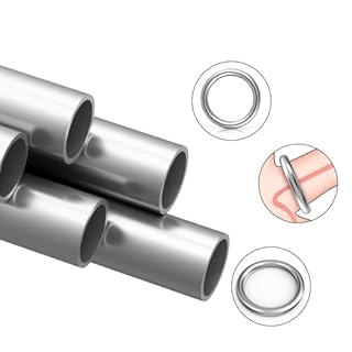 YZBZNG Anello in Acciaio Inossidabile Fattura Fine e Comoda da Indossare,A-38mm