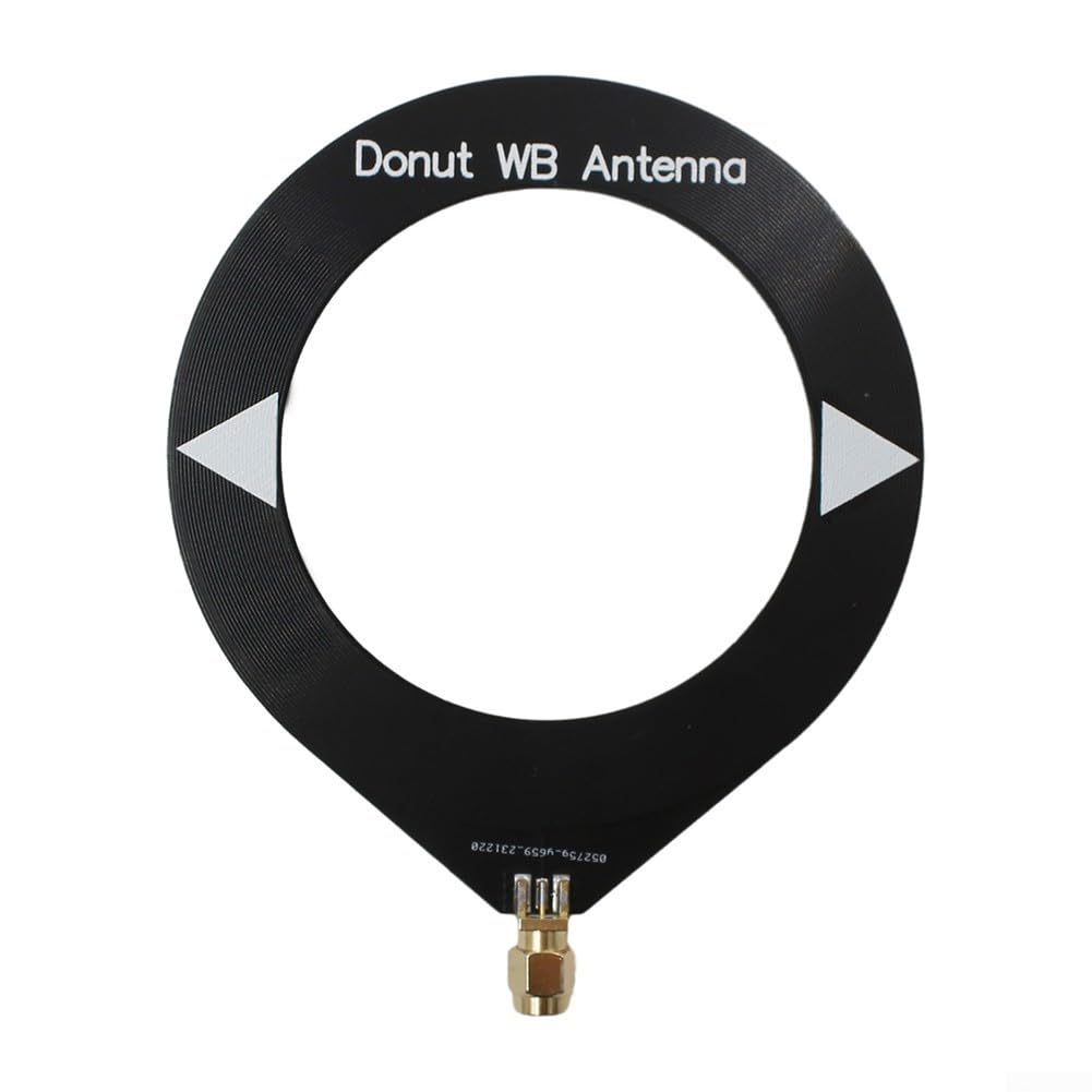 SPORTARC Donut AM MW/SW Antenne portable mini boucle 10 kHz-180 MHz pour HFDY Malahiteam HF onde moyenne avec convertisseur à faible impédance, 08KZLC61UB3GM5J07I802Y5854H1E