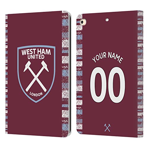 Funda iPad 9.7 2017 West Ham United FC carcasa cuero libro Apple tablet 2018