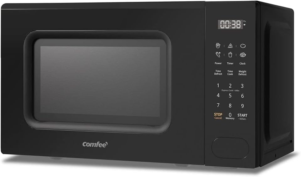 COMFEE' 700w 20 Litre Digital Microwave Oven with 6 Cooking Presets