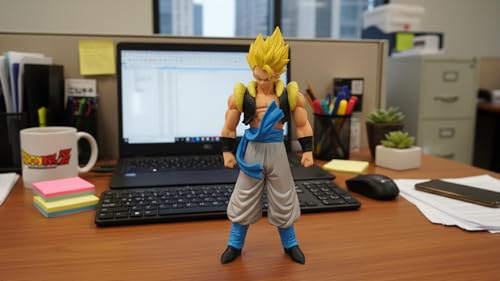 Image of Awestuffs Large Action Figure Limited Edition Figure Toy Statue Merchandise for Anime Lovers DBZ Goge Yellow Hair