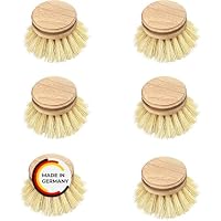 Peggy Perfect – Spülbürstenkopf 6er Set Holz Bürste Buchenholz zertifizierte