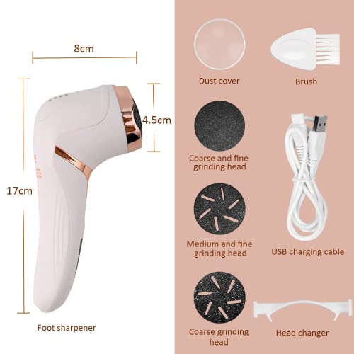 Kit de pédicure électrique pour réparer les talons craquelés et éliminer la peau dure