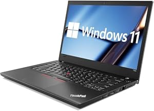 Lenovo ThinkPad T480 Laptop, 14" Business Laptop, Intel Core i5-8350u, 8GB RAM, 256GB SSD, Type-C, HDMI, QWERTY Keyboard, Windows 11 Pro (Renovated)
