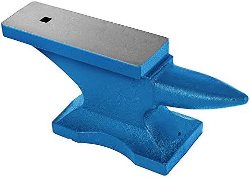 VEVOR Single Horn Anvil Cast Iron Anvil Blacksmith for Sale Forge Tools and Equipment Anvil Rugged Round Horn Anvil Blacksmith Jewelers Metalsmith Blacksmith Tool
