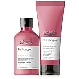L'Oréal Professionnel Serie Expert Pro Longer Shampoo and Conditioner Set, Helps Thicken Hair and Reduce Split Ends, For Long Hair, 300 ml and 200 ml