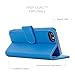 Snugg iPhone 5 / 5s Case Leather iPhone 5/5s Flip Case Premium Wallet Phone Cover with Card Slots for Apple iPhone 5 / 5s - Electric Blue
