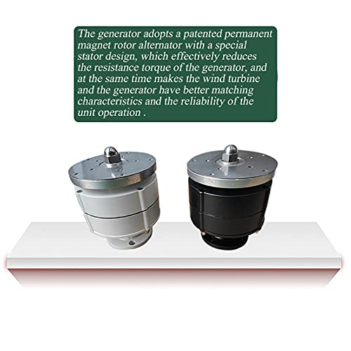 Gerador de turbinas eólicas com controlador, gerador de moinho de vento 24 V 5 lâminas kit gerador d