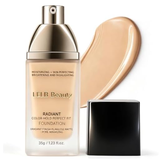 Matte Foundation For Oily Skin Full Coverage Lightweight Face Makeup 1.23oz