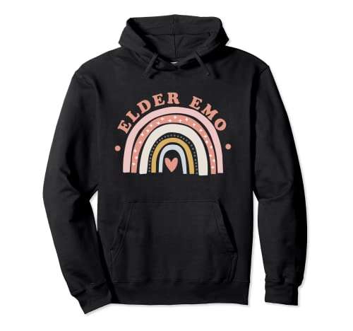 Elder Emo - Arco iris Sudadera con Capucha