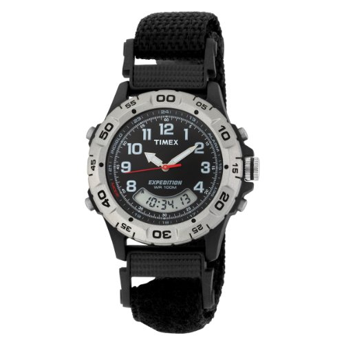 Timex Men's T45171 Expedition Analog-Digital Chrono Alarm Timer Black Watch