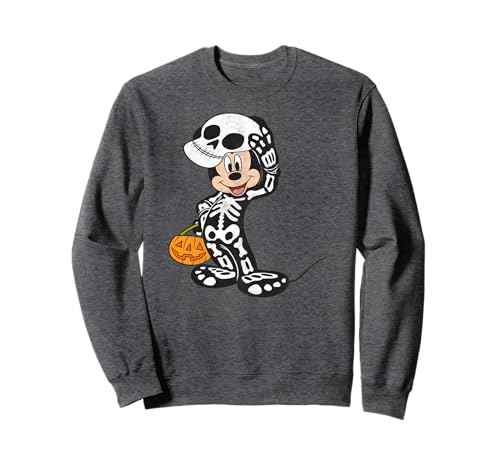 Sweat Disney Mickey Mouse Skeleton idéal pour vos soirées frissons en famille