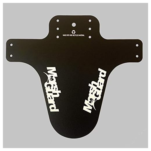 Marshguard Unisex 20/20 Vorderradschutzblech, Weiß, Einheitsgröße
