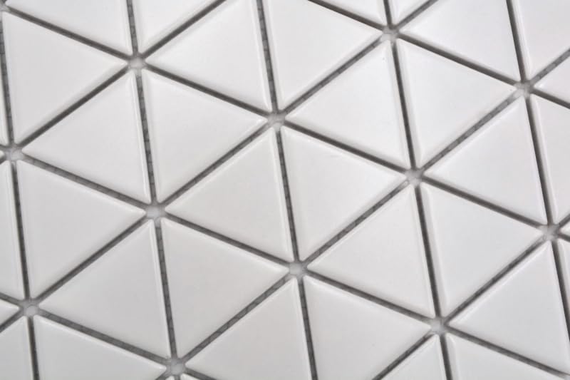 MOS13-t41_f - Mosaico de cerámica para pared de cocina, color blanco mate