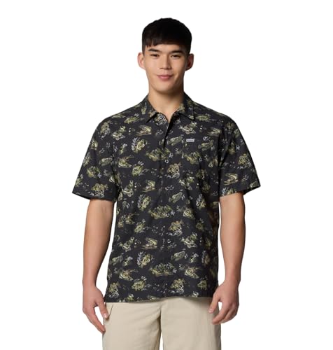 Preisvergleich Produktbild Columbia Trollers Best Kurzarm-Shirt für Herren, Shark Freshfish, 4X