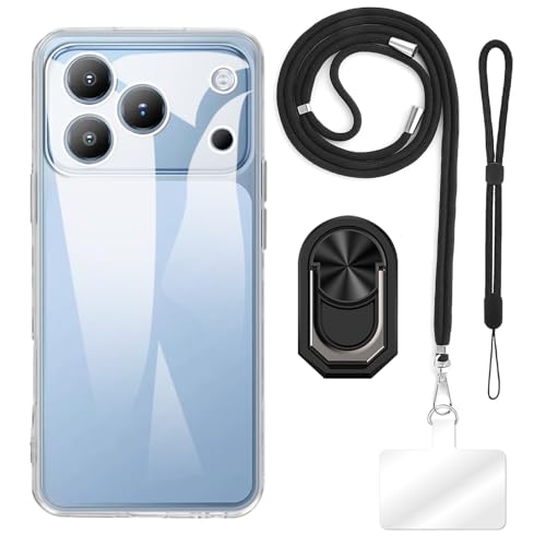 ESACMOT [4 in 1] �P�[�X Blackview Wave 7C �Ƃ̌݊�������A�X�g���b�v�A���X�g�o���h�A�����O�t���A�ϏՌ��ی�J�o�[���s�p�Z�b�g (�u���b�N�Z�b�g)