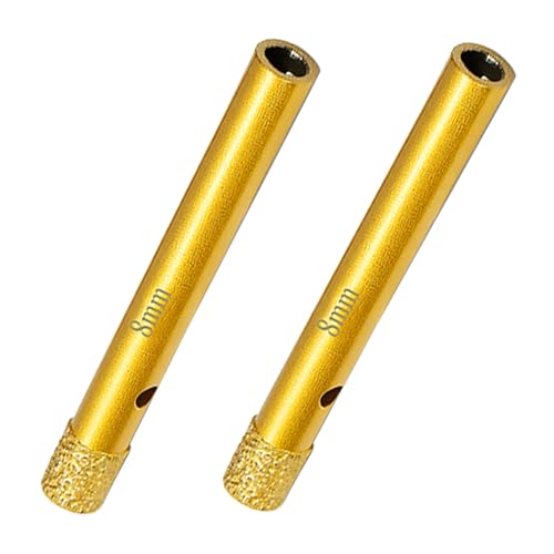 Diamond Hole Saw Bits,Tile Hole Saw Kit 5/16" Diamond Core Drill Bit 2pcs for Porcelain, Tile, Ceramic, Glass, Tile,Granite,Stone,Marble 8mm