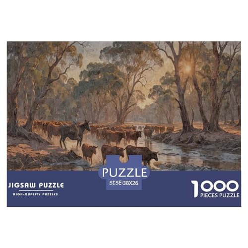Flussüberquerung Puzzle 1000 Teile Für Die Ganze Familie interessant Impossible Puzzle Geschicklichkeitsspiel Weihnachtspuzzle 38x26cm/1000pcs Flussüberquerung Puzzle 1000 Teile Für Die Ganze Familie interessant Impossible Puzzle Geschicklichkeitsspiel Weihnachtspuzzle 38x26cm/1000pcs