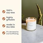 Calyan Wax Co. Lavender & Bergamot 2 Wick Scented Candle - 37 Hour Burn - Luxury Non Toxic Soy Wax Candles - Long Lasting Large Glass Jar Candle for Home - 8.8oz - Image 3