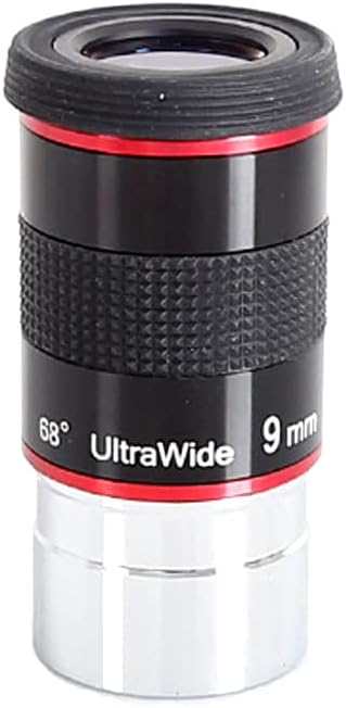 Astronomical Telescope Accessories 1.25 inch 68 Degree 9mm Wide-Angle Eyepiece