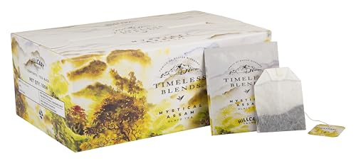Image of Timeless Blends by The Hillcart Tales Mystical Assam Tea Bags 100 Pieces, Premium Assam Black Tea Leaves With Earth Fragrance, Original Assam Tea in Double Chamber Teabags, 200 gms