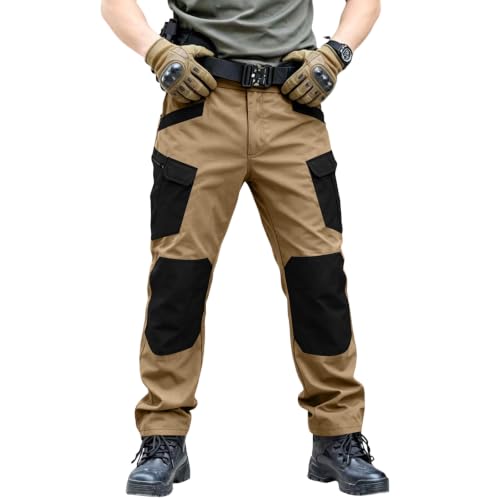 Tactical Cargo Pants for Men Ripstop Construction Waterproof Hiking Pants - image 3