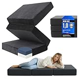 Koalakraft Kleo&reg; Duo Premium Klappmatratze wendbar [H2 & H3] 2 H&auml;rtegrade, G&auml;stebett klappbar | extra Dicke Faltmatratze, ergonomische G&auml;stematratze (75x195x15cm)