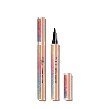 Ursula Vibely Black Waterproof Eyeliner Pencil Quick Drying Long Lasting Eye Liner Marker Pen for Women | Smudge-Proof, Sweat-Proof Liquid Crayon Makeup | Precision Tip Cosmetic Eye Makeup Pen