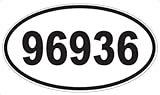 US Decal, Inc. Number 96936 Oval Sticker